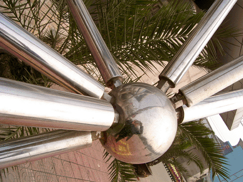 嘉定不锈钢螺栓球网架